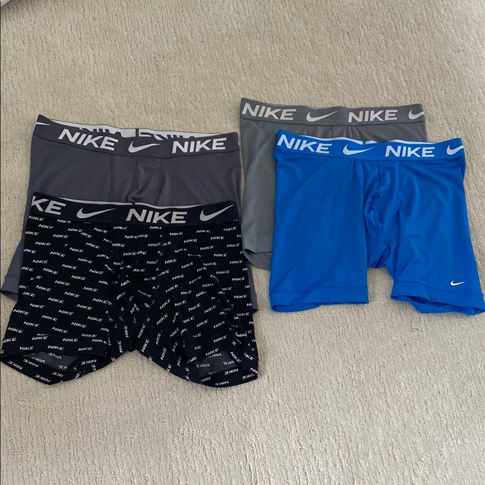 Nike Black and Gray Boxer Briefs and Socks Set, Dri-fit